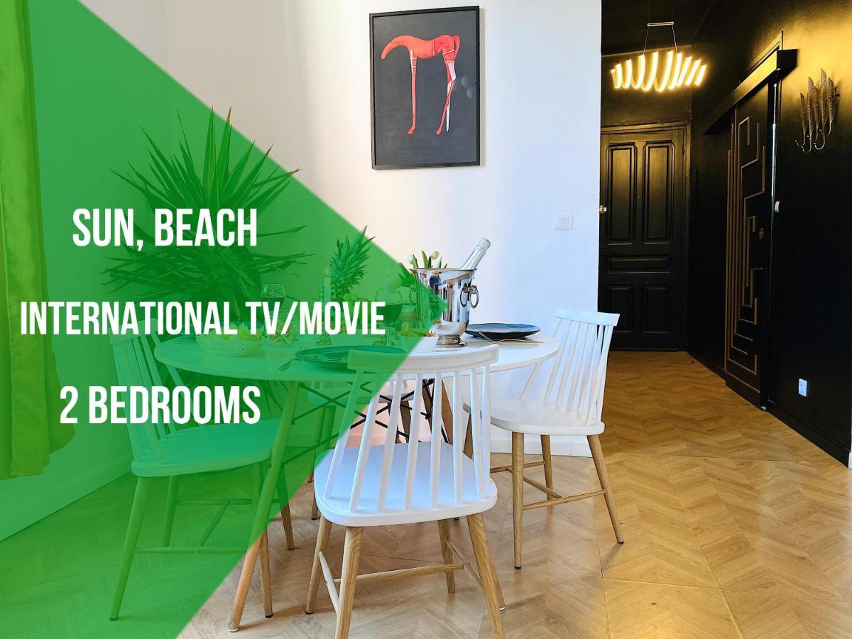 Sea - 2 Bedroom - Kitchen - Wifi - Tramway - Air Conditioner Nice Bagian luar foto
